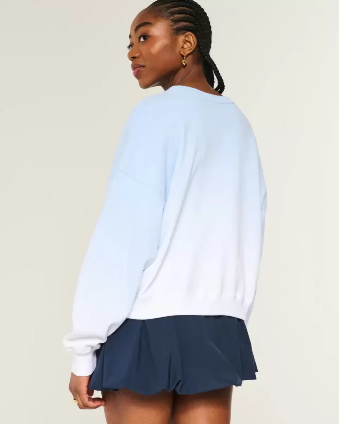 Easy Montauk New York Graphic Crew -huppari Easy Montauk New York Graphic Crew -huppari