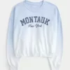 Easy Montauk New York Graphic Crew -huppari Easy Montauk New York Graphic Crew -huppari