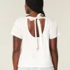 Easy Ribbon Tie-Back Heart Graphic T-paita Easy Ribbon Tie-Back Heart Graphic T-paita