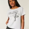Easy Ribbon Tie-Back New York Graphic T-paita Easy Ribbon Tie-Back New York Graphic T-paita
