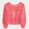 Easy Stitchy Graphic Slouchy Crew -neulepaita Easy Stitchy Graphic Slouchy Crew -neulepaita
