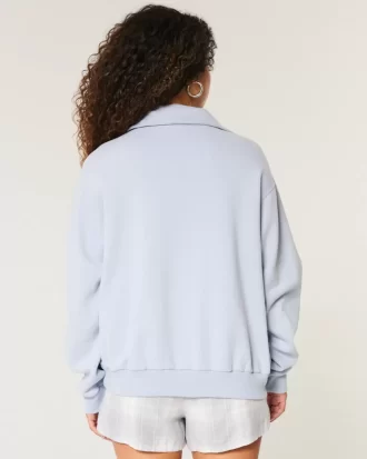 Easy Tennis Graphic Half-Zip collegepaita