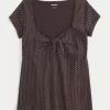 Easy Tie Bust Babydoll Top