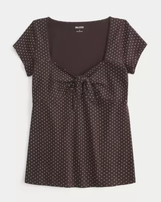 Easy Tie Bust Babydoll Top