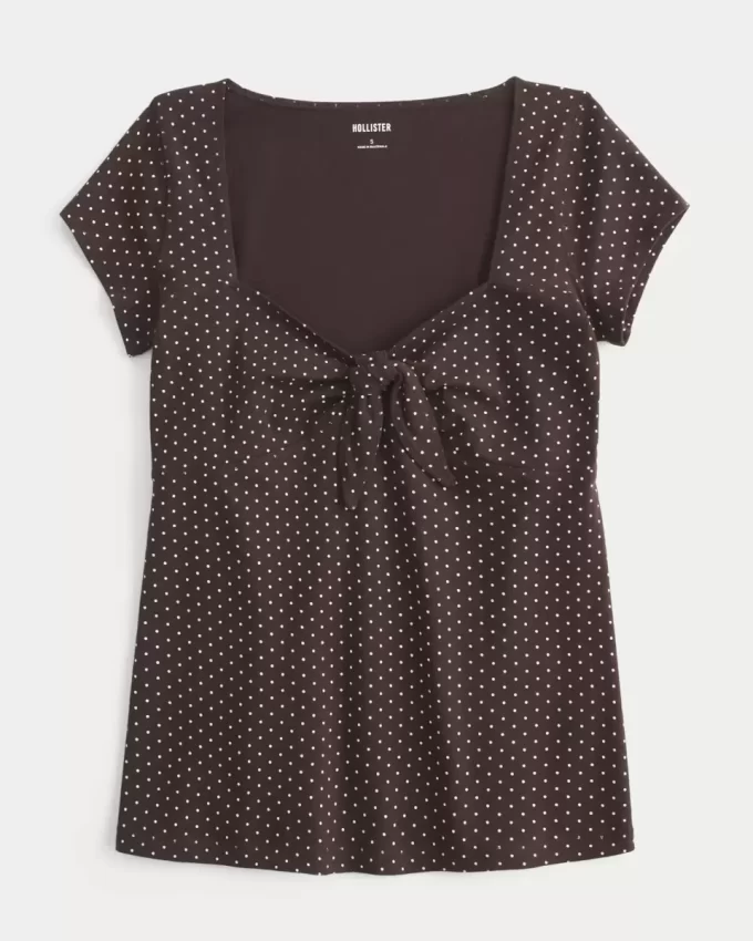 Easy Tie Bust Babydoll Top