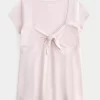 Easy Tie Bust Babydoll Top