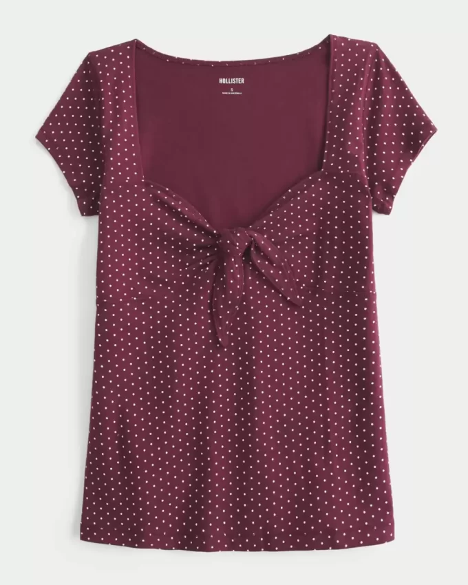 Easy Tie Bust Babydoll Top