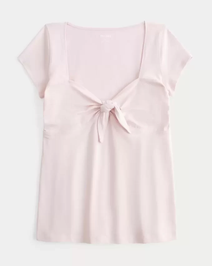 Easy Tie Bust Babydoll Top