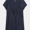 Easy Tie Bust Babydoll Top