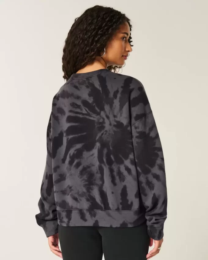 Easy Tie-Dye Pattern Crew collegepaita Easy Tie-Dye Pattern Crew collegepaita