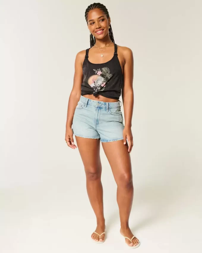 Easy Trend Drop Surf Graphic Tank