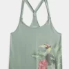 Easy Trend Drop Tropical Bird -grafiikkasäiliö Easy Trend Drop Tropical Bird -grafiikkasäiliö