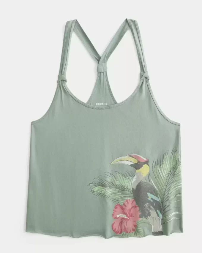 Easy Trend Drop Tropical Bird -grafiikkasäiliö Easy Trend Drop Tropical Bird -grafiikkasäiliö
