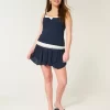 Epäsymmetrinen helma porrastettu Mini Skort