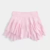 Epäsymmetrinen helma porrastettu Mini Skort