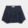 Epäsymmetrinen helma porrastettu Mini Skort