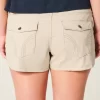 Erittäin matalat Khaki Twill -minishortsit