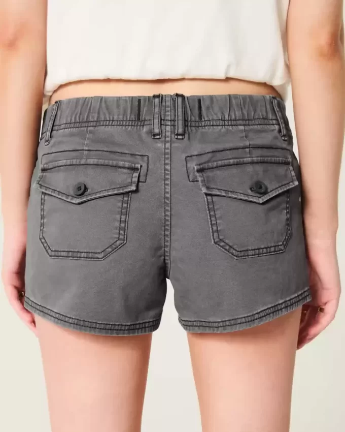 Erittäin matalat Twill-minishortsit
