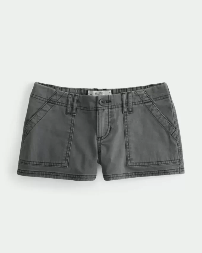 Erittäin matalat Twill-minishortsit