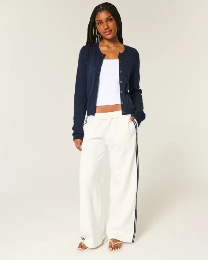 Eyelet Crew -neuletakki Eyelet Crew -neuletakki
