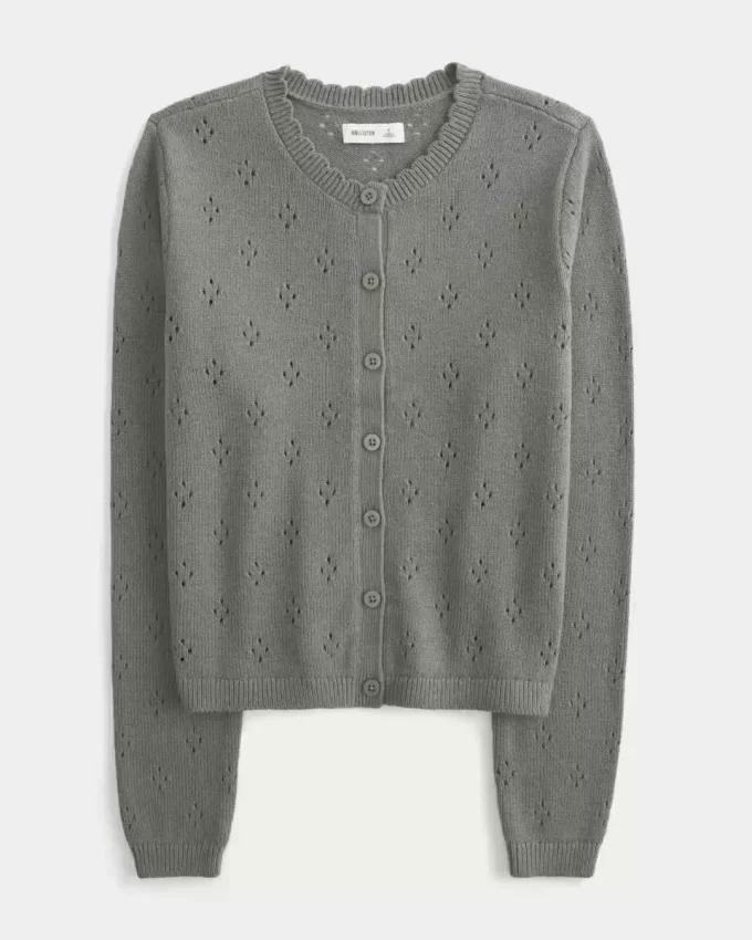 Eyelet Crew -neuletakki Eyelet Crew -neuletakki