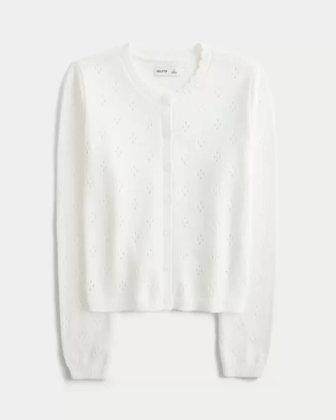 Eyelet Crew -neuletakki Eyelet Crew -neuletakki