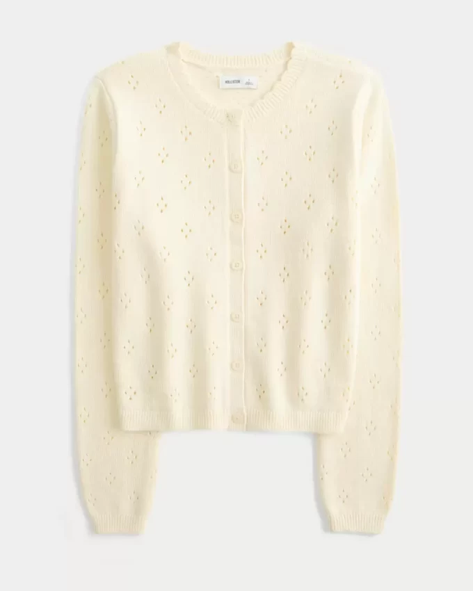 Eyelet Crew -neuletakki Eyelet Crew -neuletakki