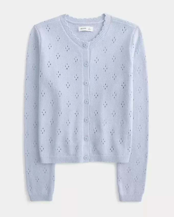 Eyelet Crew -neuletakki Eyelet Crew -neuletakki