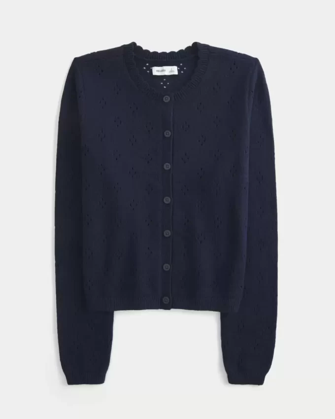 Eyelet Crew -neuletakki Eyelet Crew -neuletakki