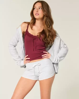 Fleece-shortsit