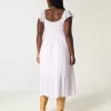 Flutter Sleeve Double Tie Midi-mekko Flutter Sleeve Double Tie Midi-mekko