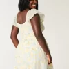 Flutter Sleeve Double Tie Skort-mekko Flutter Sleeve Double Tie Skort-mekko