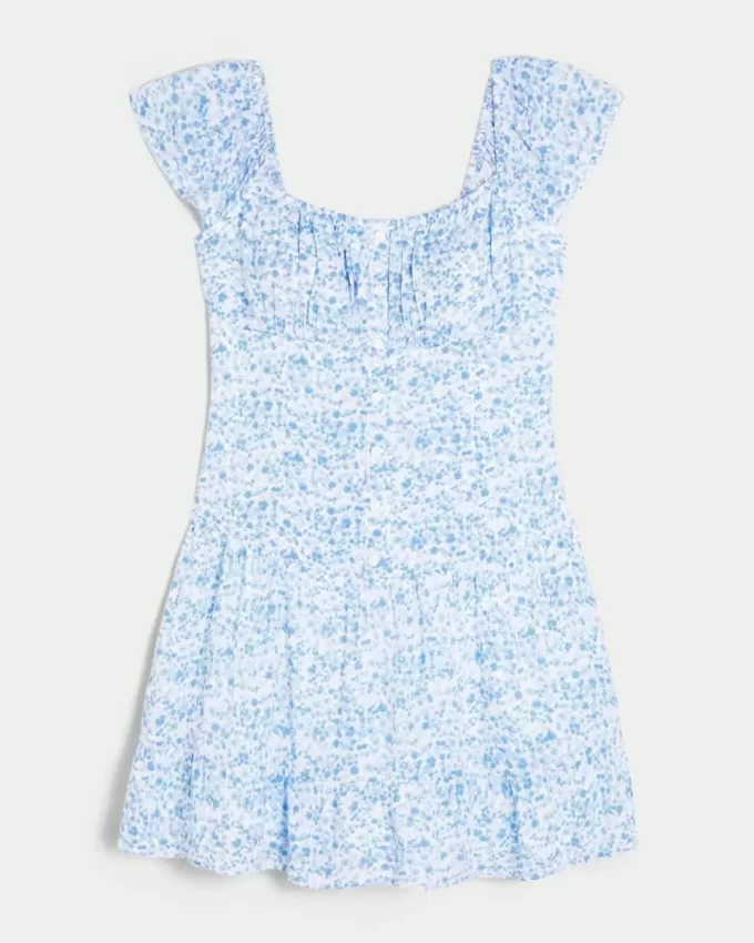 Flutter Sleeve Skort -mekko Flutter Sleeve Skort -mekko