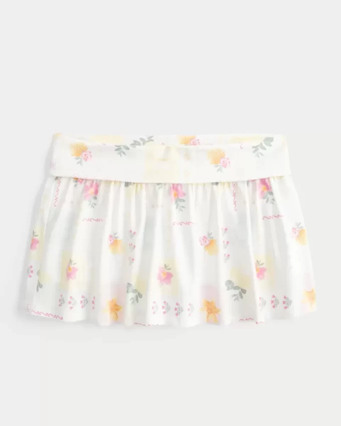 Foldover Knit Mini Skort Foldover Knit Mini Skort