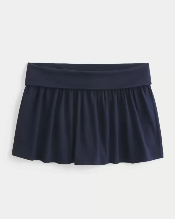 Foldover Knit Mini Skort Foldover Knit Mini Skort