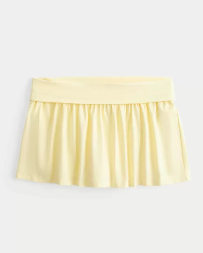 Foldover Knit Mini Skort Foldover Knit Mini Skort