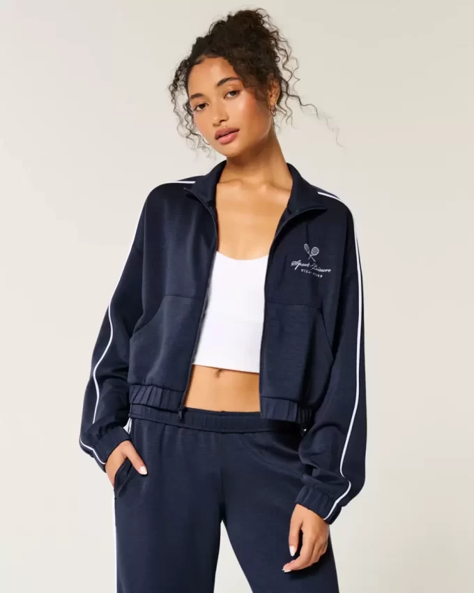 Gilly Hicks Active Cooldown Crop Track -takki Gilly Hicks Active Cooldown Crop Track -takki