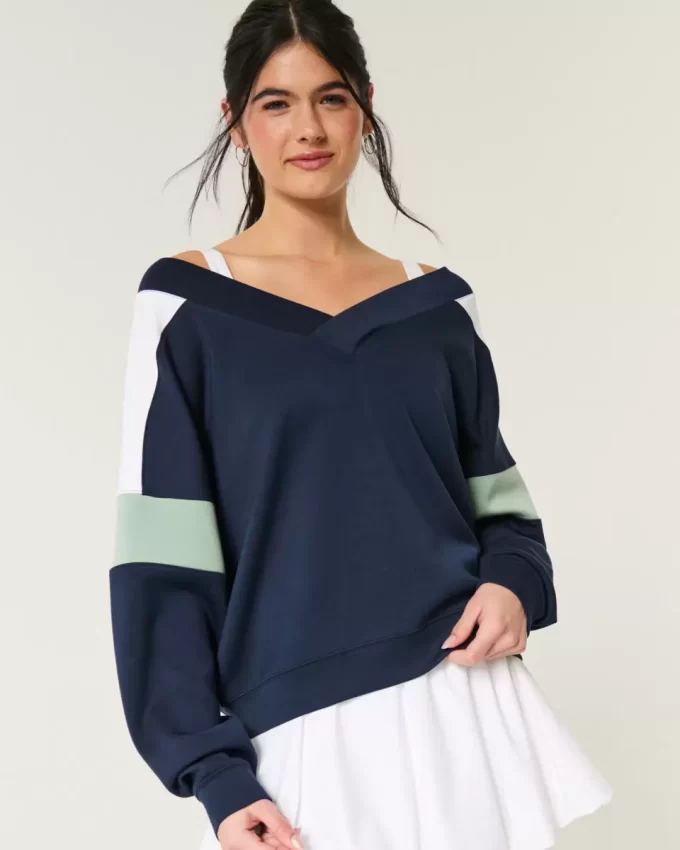 Gilly Hicks Active Cooldown Off-the-Shoulder -toppi
