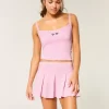 Gilly Hicks Active Drop-Waist laskostettu Skortie