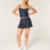 Gilly Hicks Active Drop-Waist laskostettu Skortie