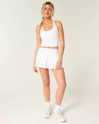 Gilly Hicks Active Drop-Waist laskostettu Skortie