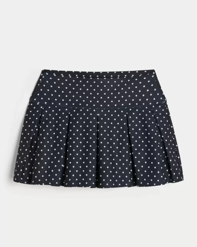 Gilly Hicks Active Drop-Waist laskostettu Skortie