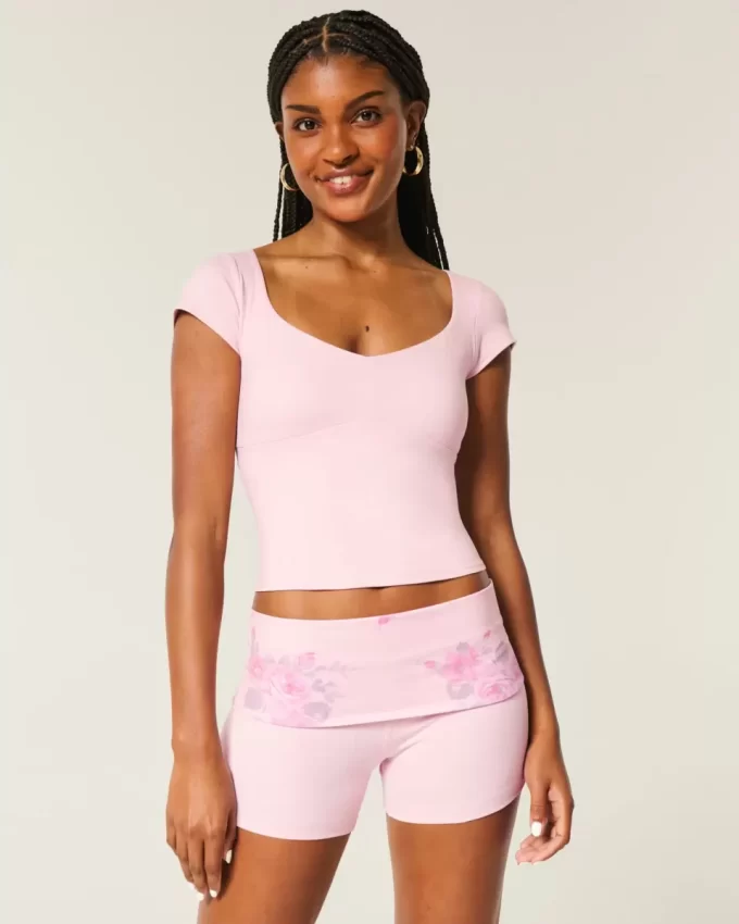 Gilly Hicks Active Foldover Shortie Gilly Hicks Active Foldover Shortie