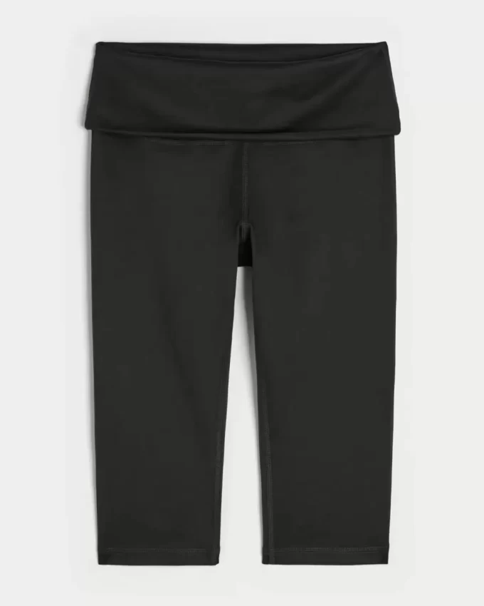 Gilly Hicks Active Recharge Foldover Waist Capri -housut