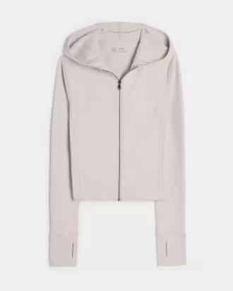 Gilly Hicks Active Recharge -hupullinen Crop vetoketjullinen toppi
