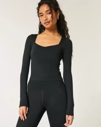 Gilly Hicks Active Recharge Ruched Sweetheart -toppi