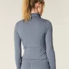 Gilly Hicks Active Recharge Side-Tie vetoketjullinen takki