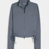 Gilly Hicks Active Recharge Side-Tie vetoketjullinen takki