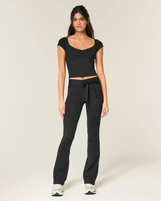 Gilly Hicks Active Recharge Tie-waist Boot leggingsit