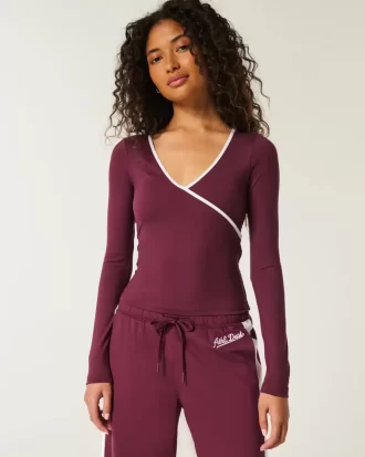 Gilly Hicks Active Tipped Wrap toppi